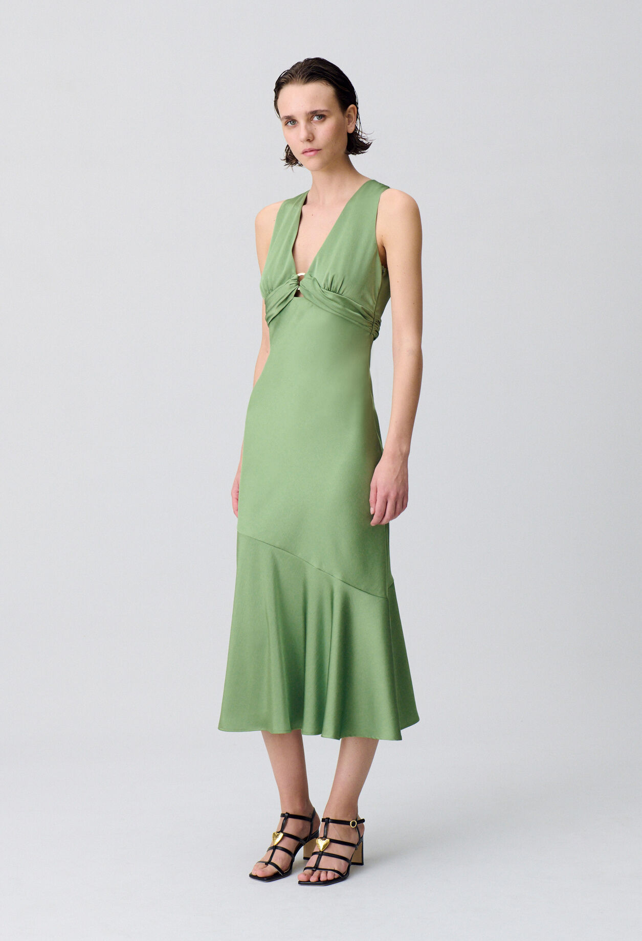 Fließendes Maxikleid