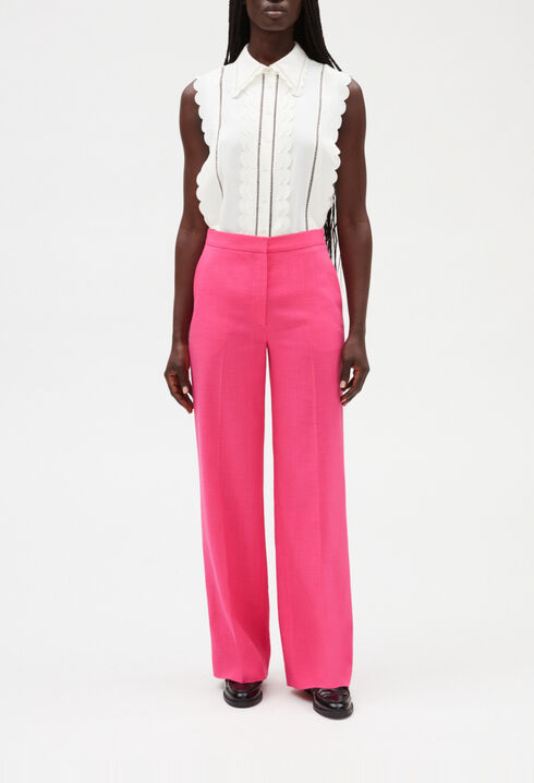 Weite Hose, rosa