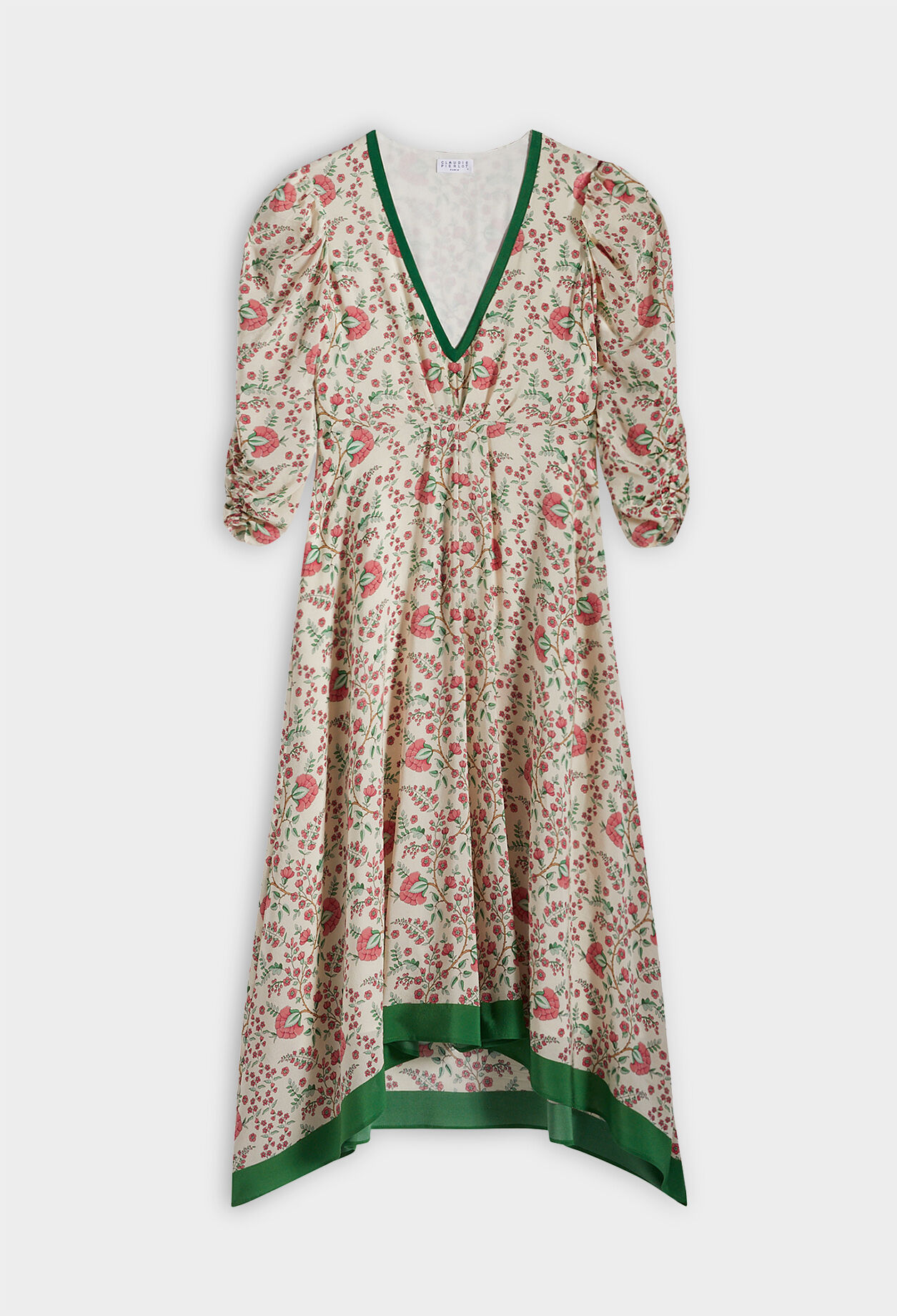 Halblanges tailliertes Kleid
