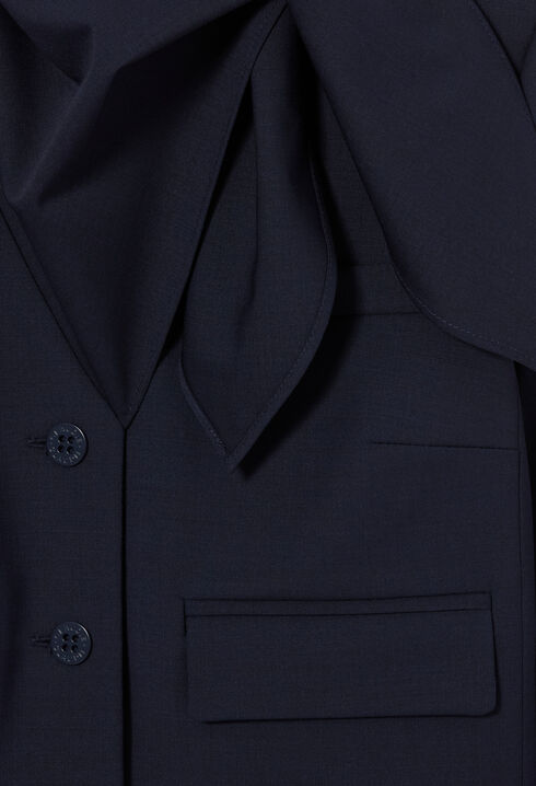 Boxy-Jacke aus Wollmix