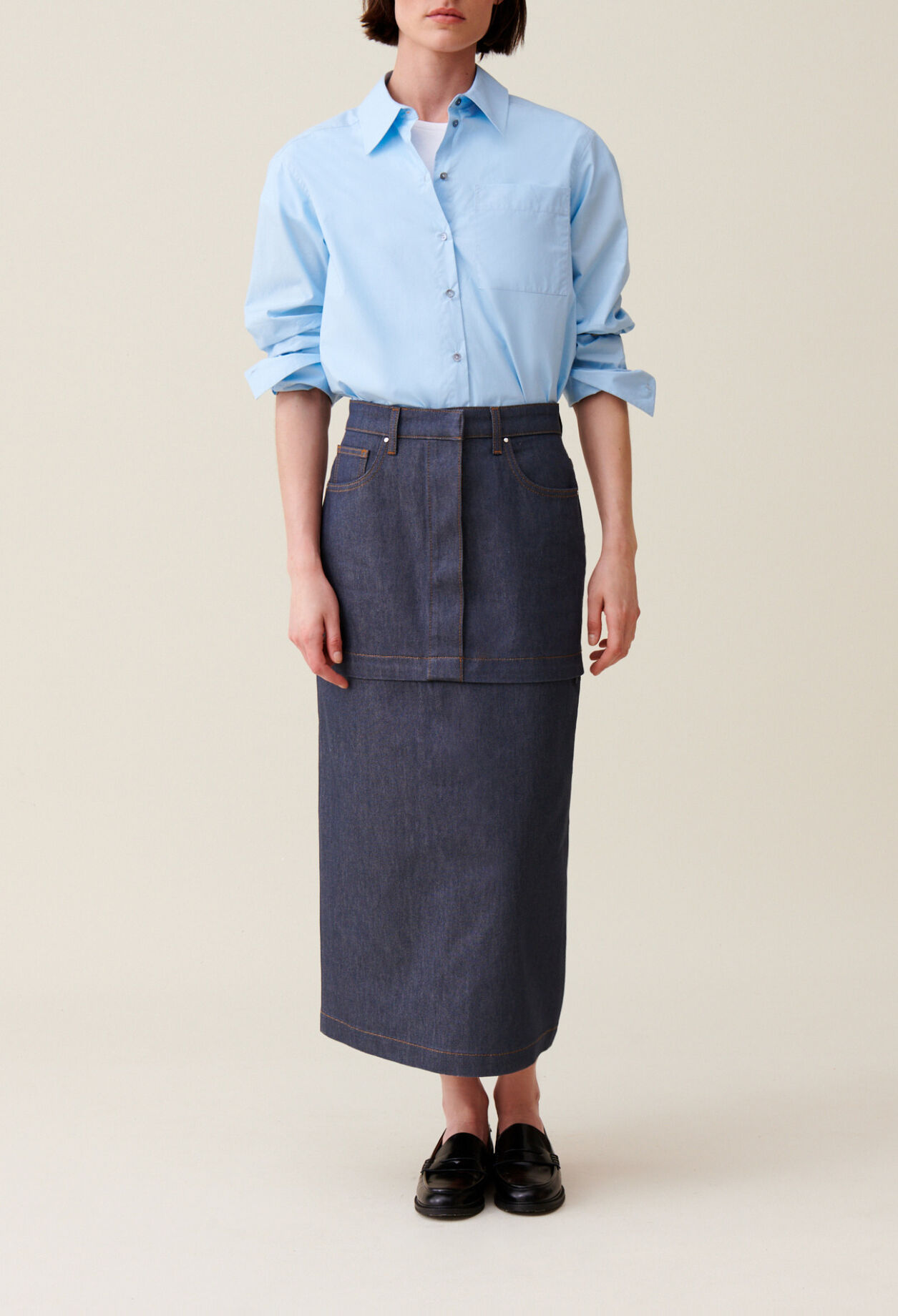 Modulierbarer Jeansrock