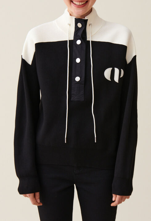 Sweatshirt Minimum Troyerkragen
