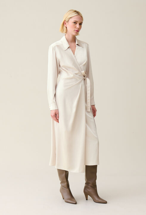 Midi-Wickelkleid