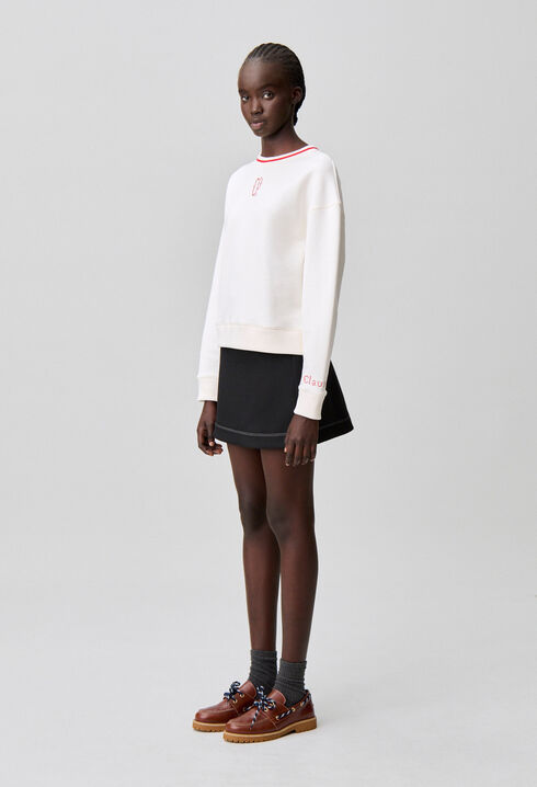 Sweatshirt mit CP-Stickerei