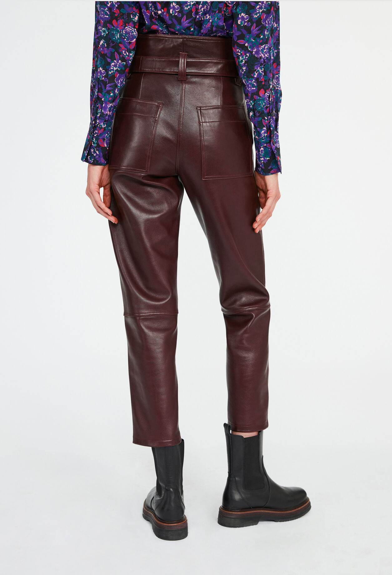Hose nachhaltigem Leder