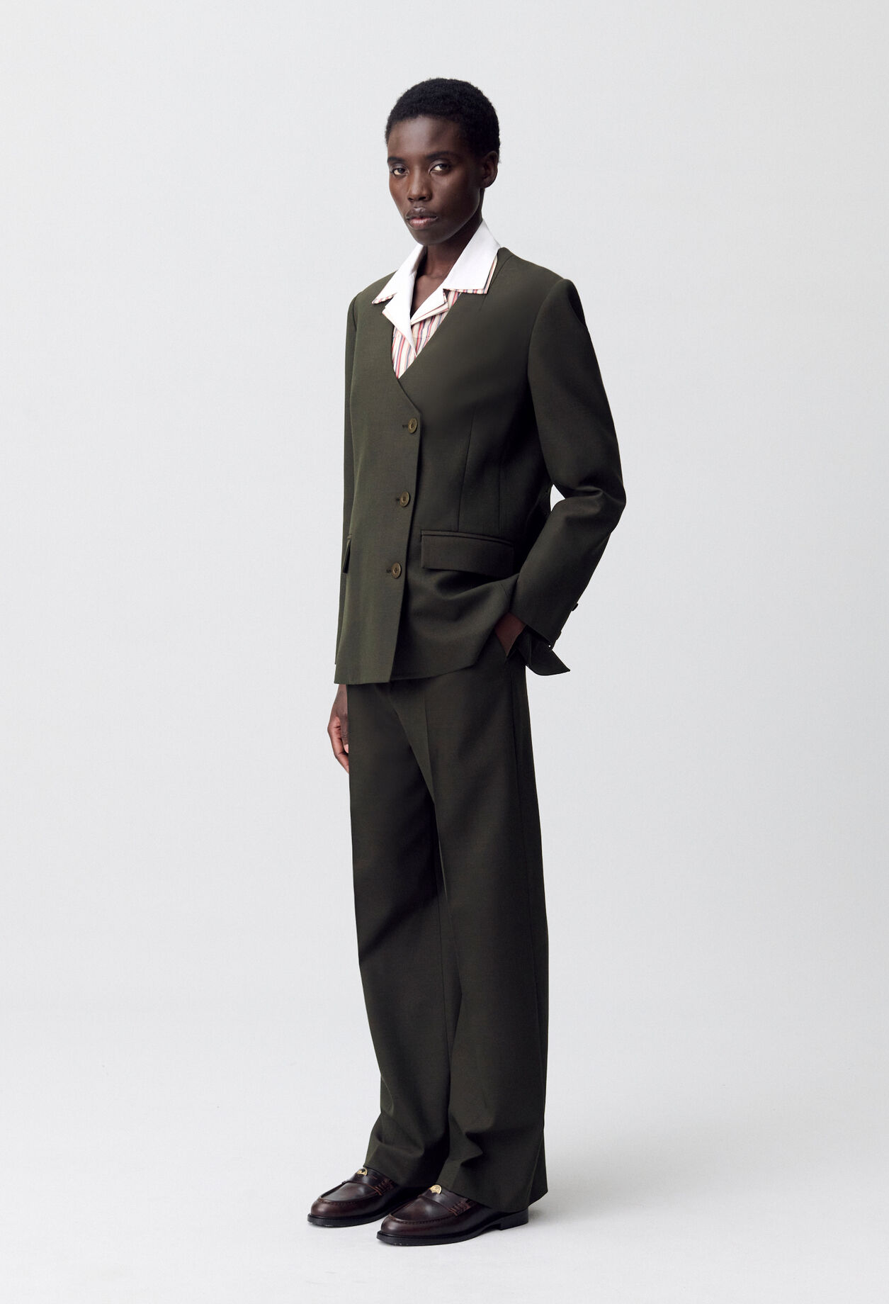 Blazer-Jacke im Anzugstil
