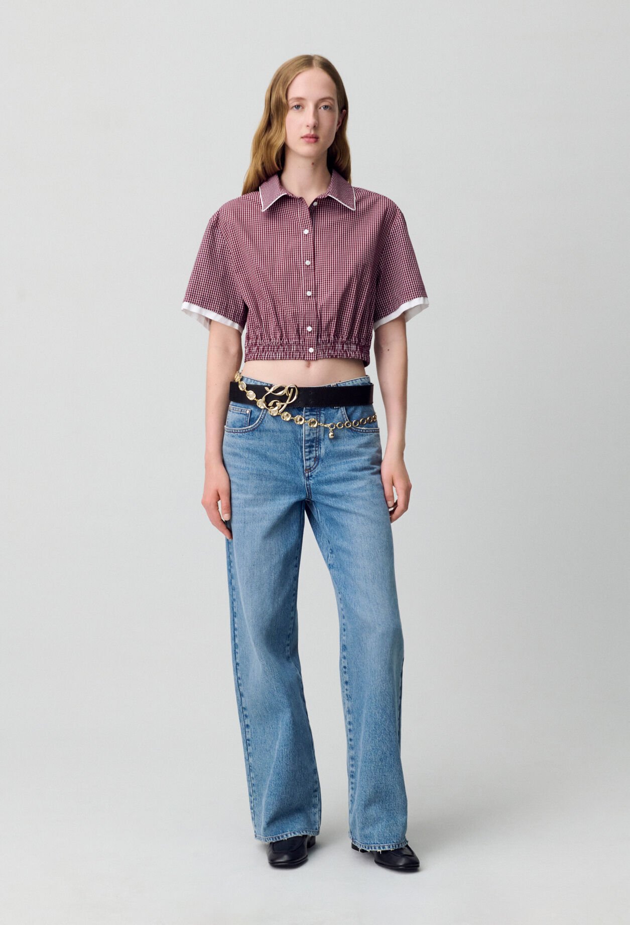 Baggy-Jeans aus Denim