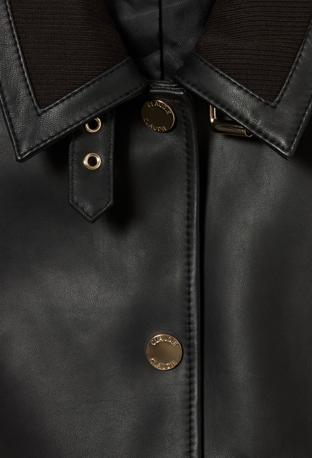 Leder-Bomberjacke