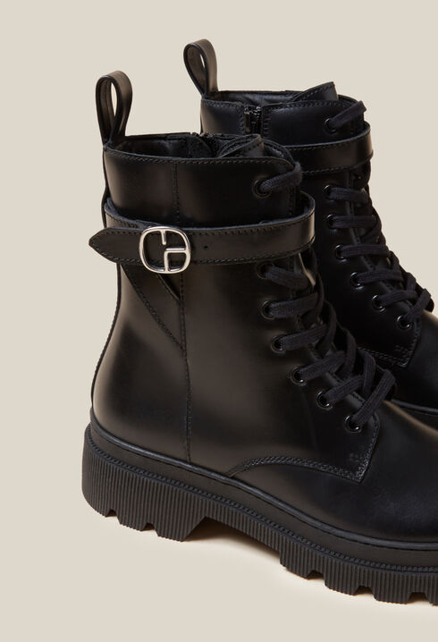 Leder Ranger Stiefel