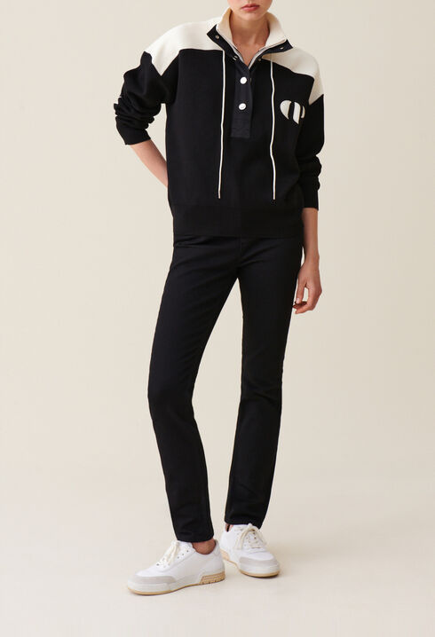 Sweatshirt Minimum Troyerkragen