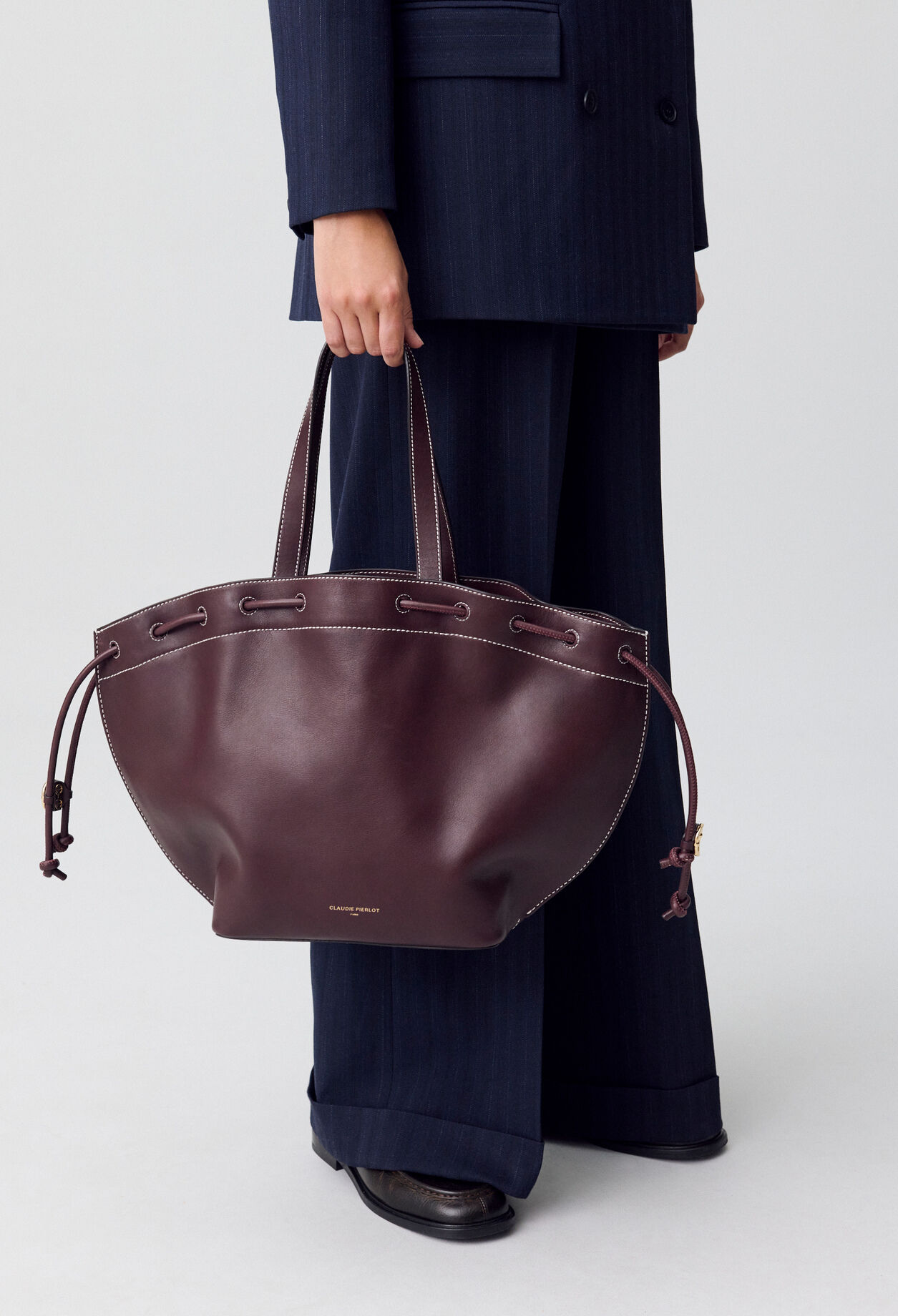 Glatte Ledertasche Alban