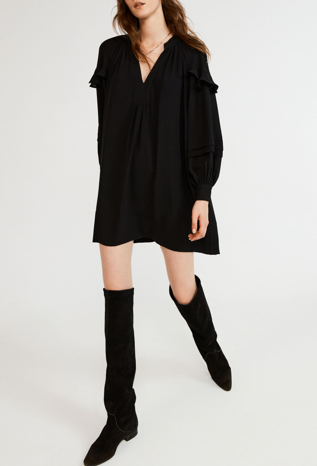 Ausgestelltes Kleid