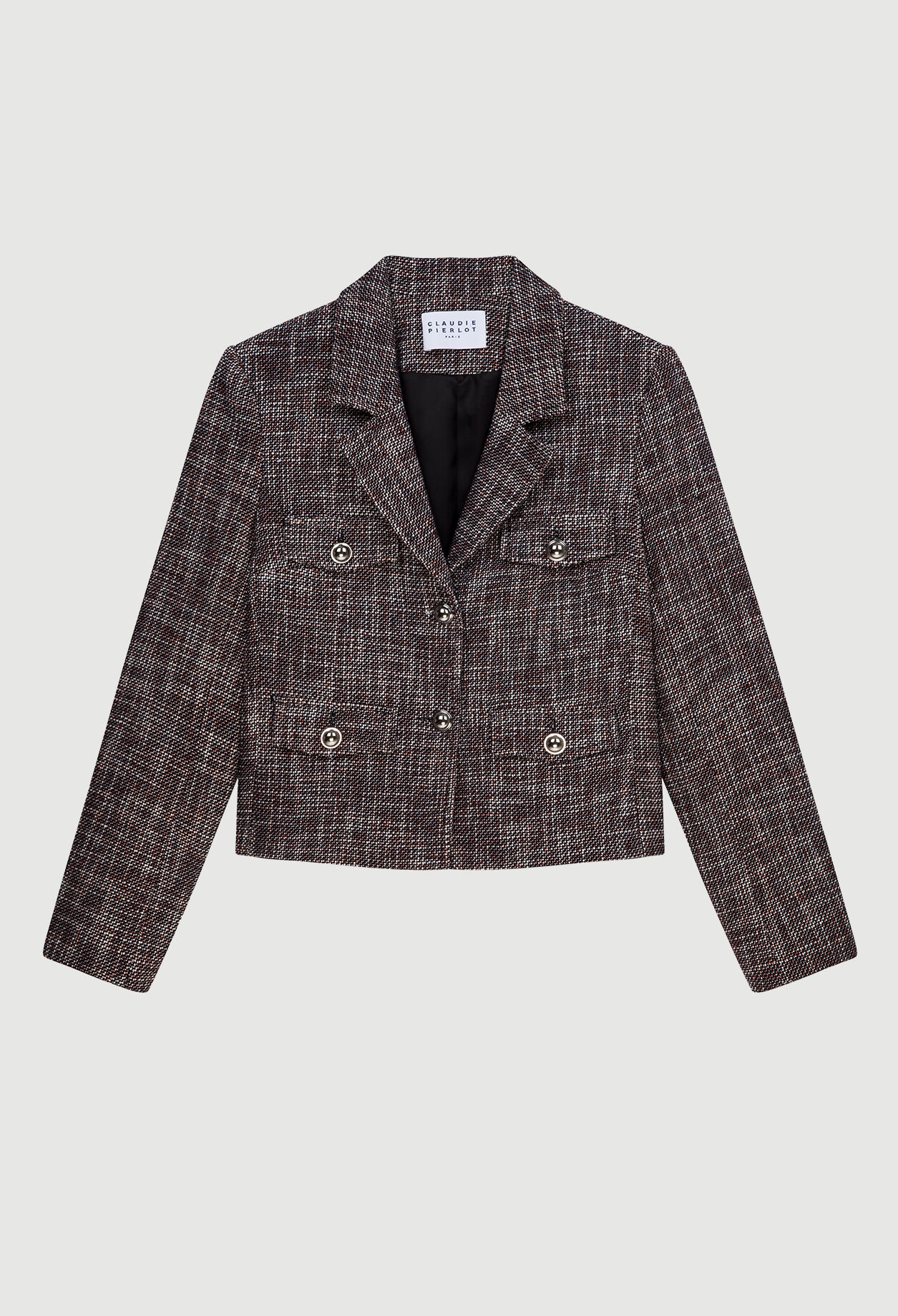 Kurze Tweedjacke