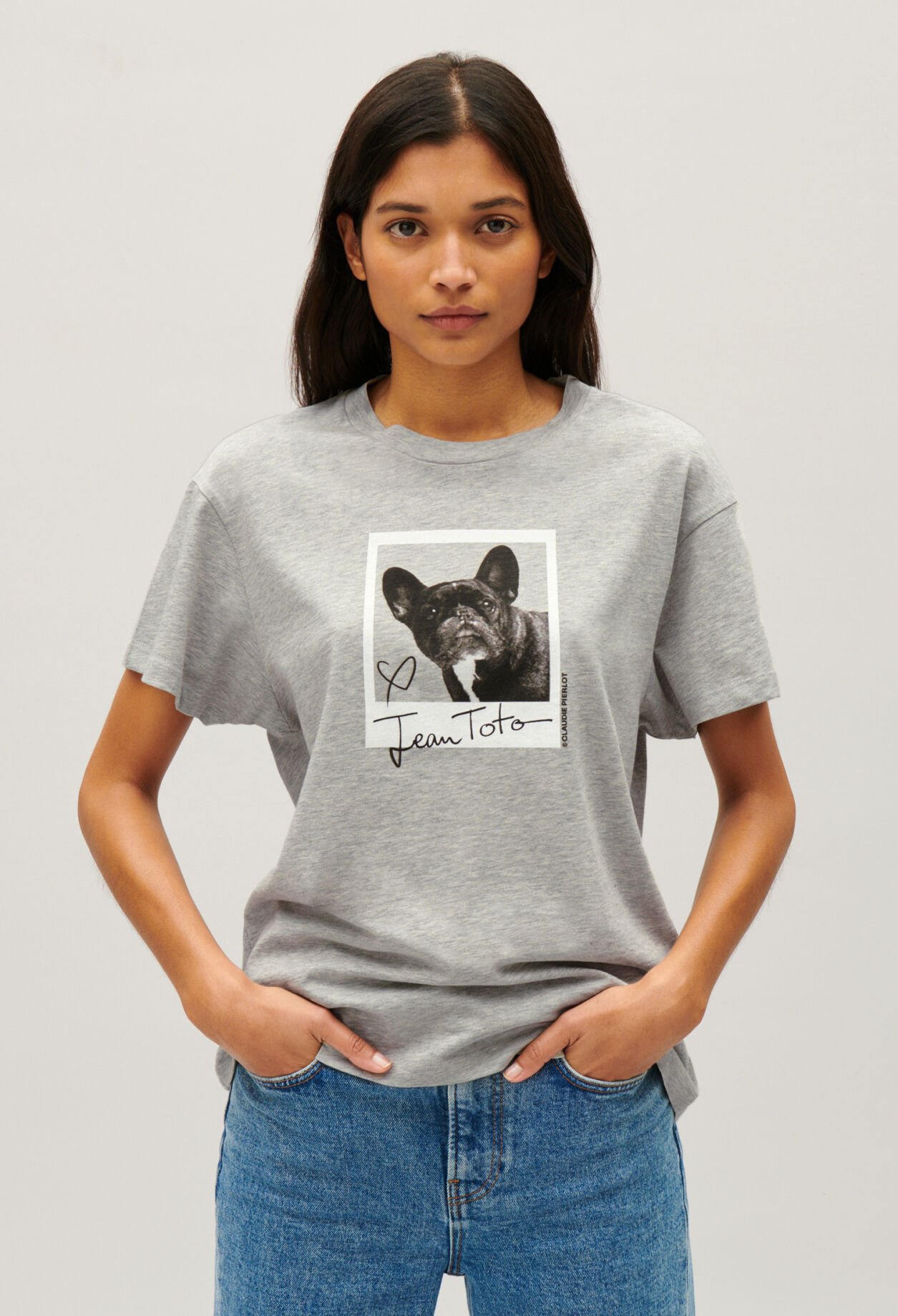 T-Shirt mit Jean Toto Printmotiv