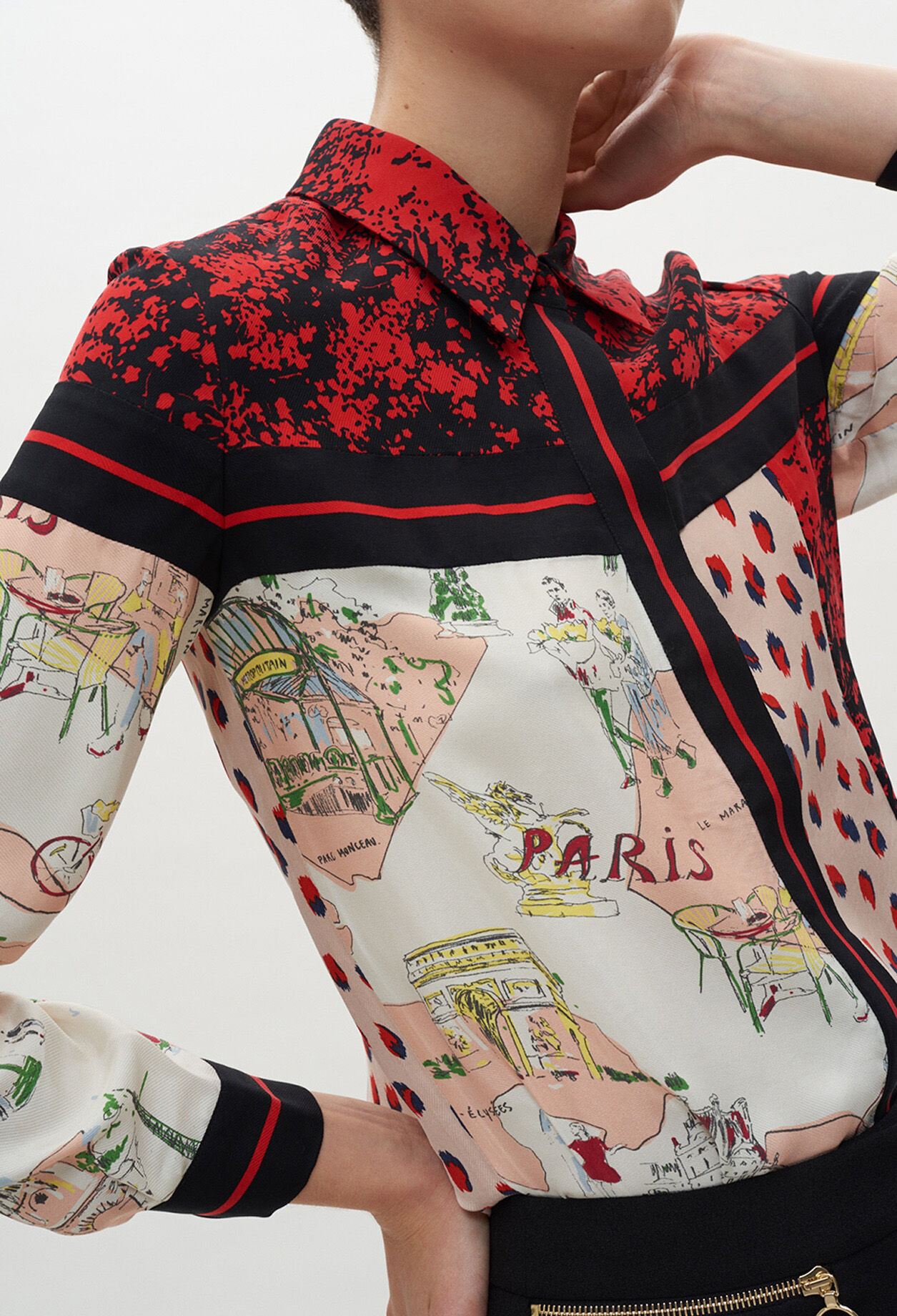 Patchwork-Hemd