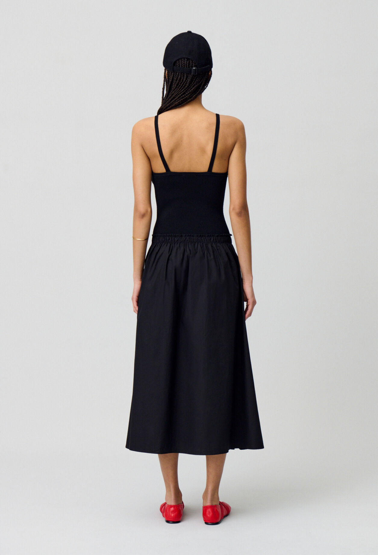 Halblanges Kleid Büste Mesh