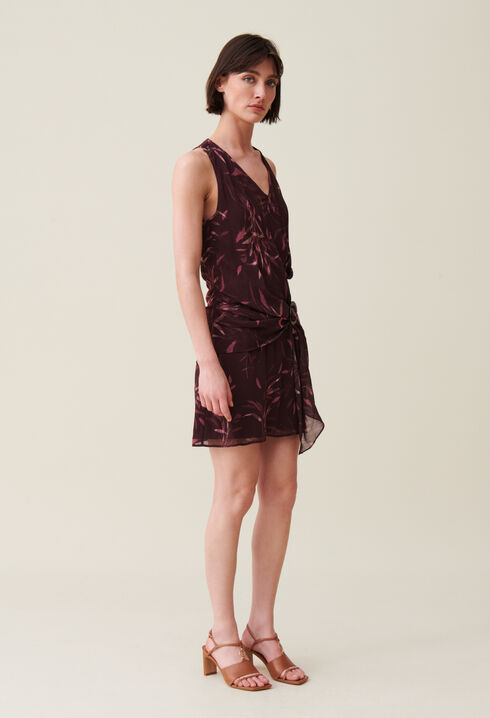 Kurzkleid ohne Ärmel und Futter