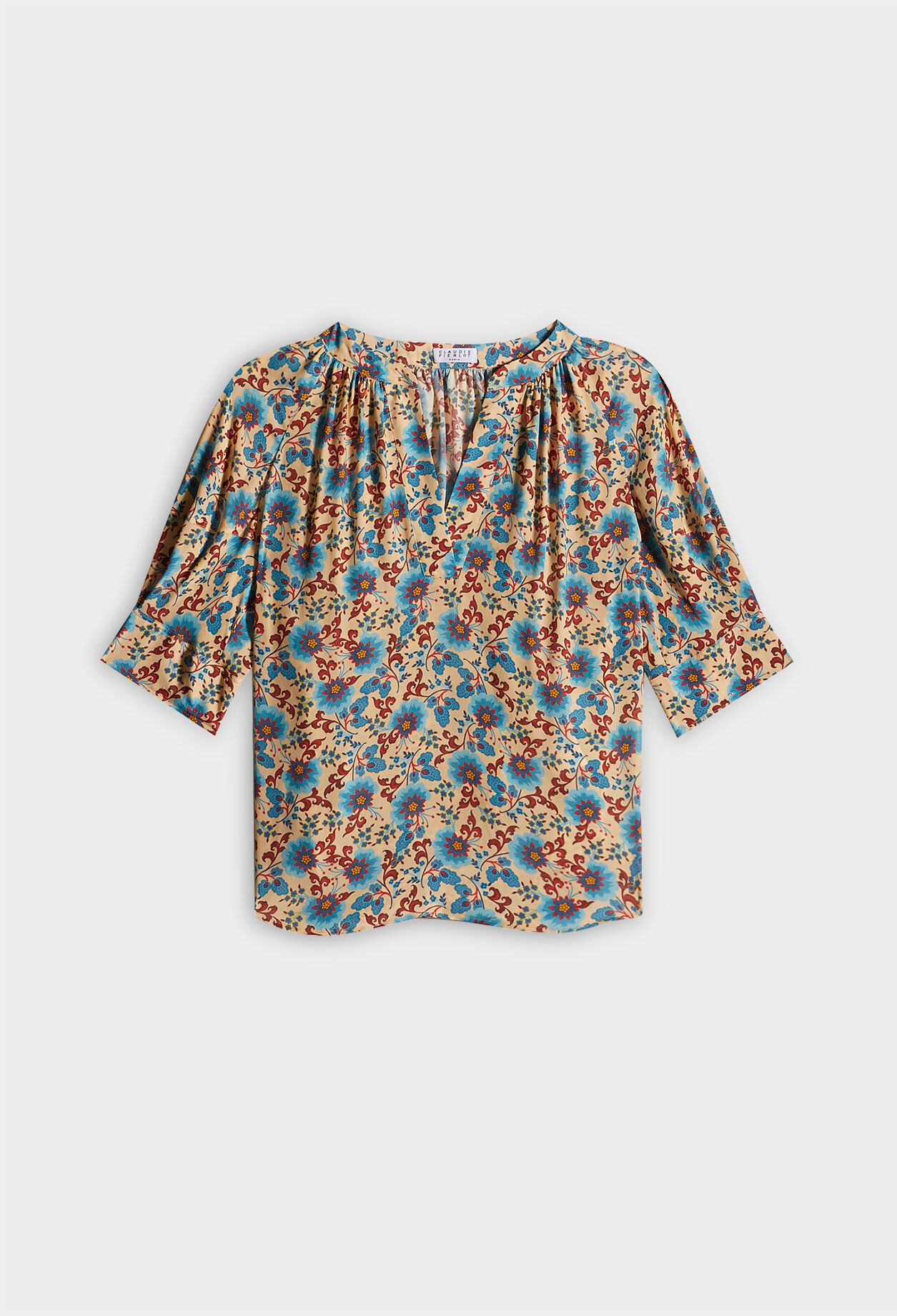 Kurzärmelige Bluse