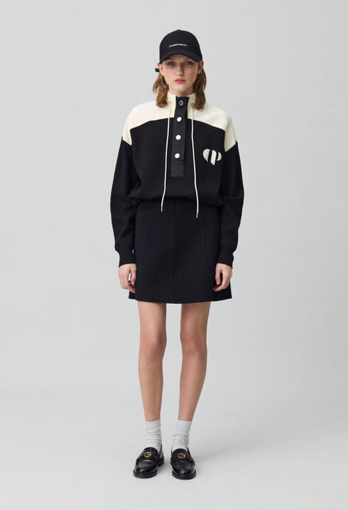 Sweatshirt Minimum Troyerkragen