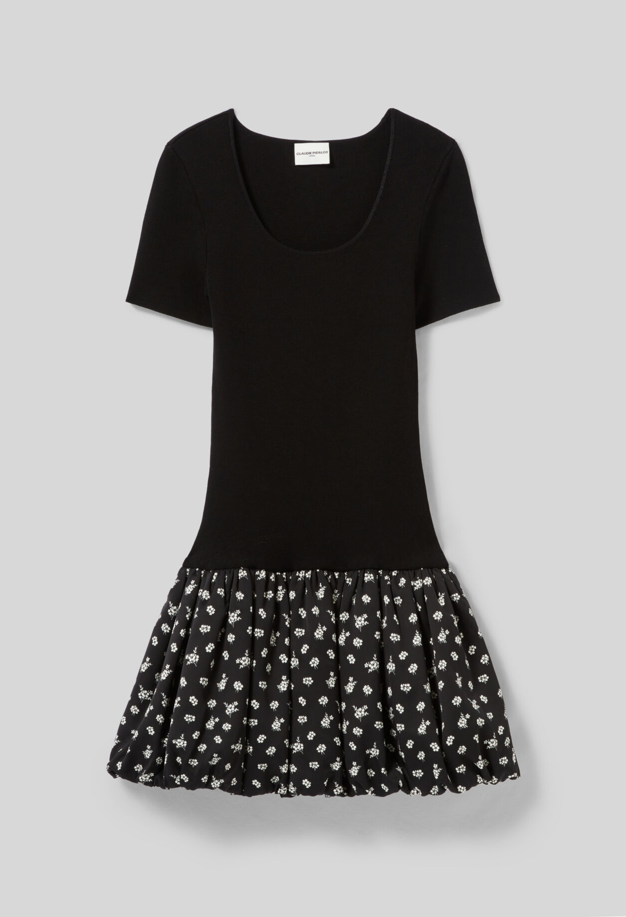 Kurzkleid in Bubble-Design