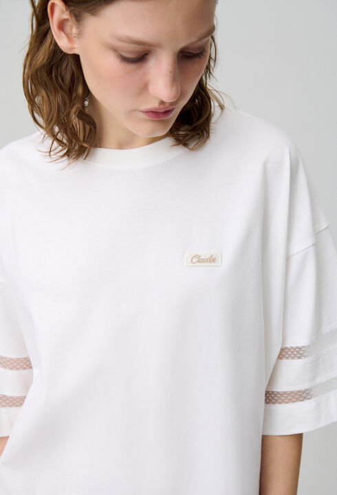 Oversize T-Shirt aus Baumwolle