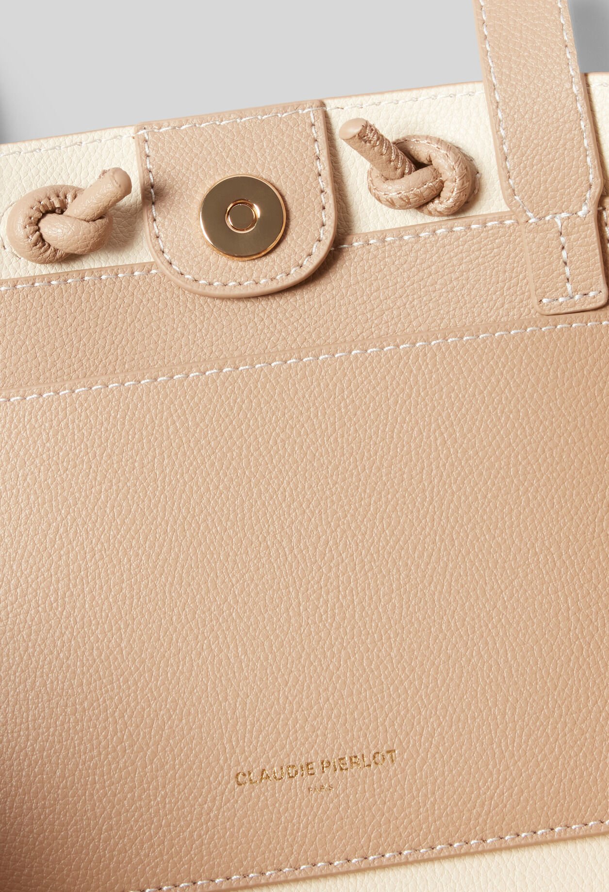 Shopper aus genarbtem Leder