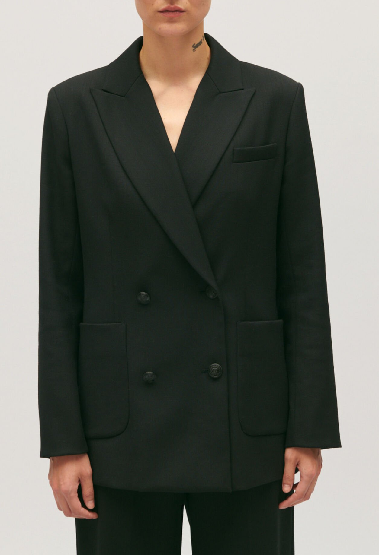 Schwarzer Blazer