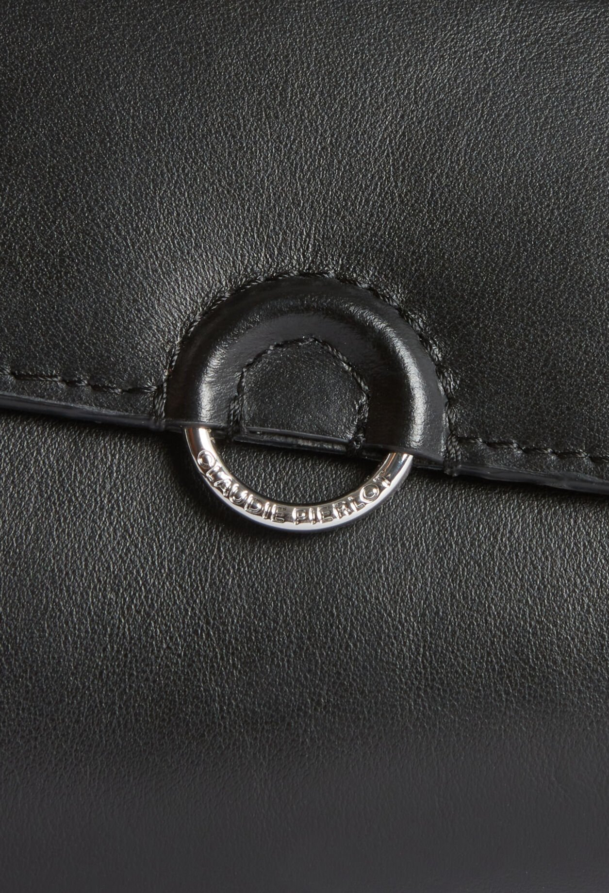 Gürteltasche aus schwarzem Leder