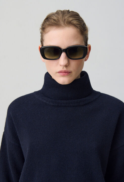Rechteckige Sonnenbrille