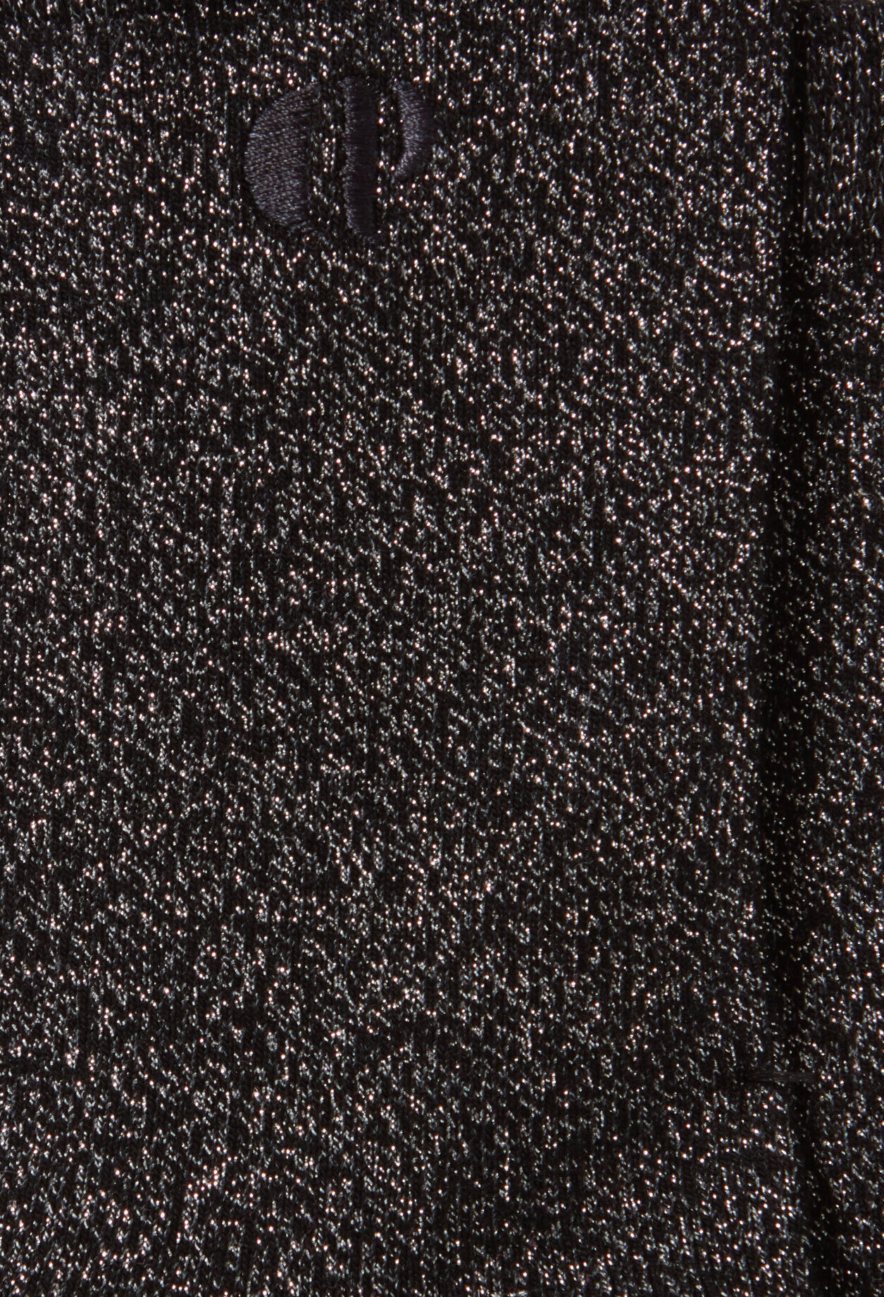 Schwarze Glitzersocken