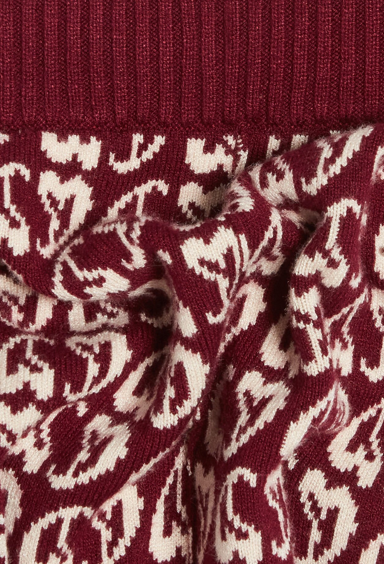 Hose zweifarbig Jacquardgewebe