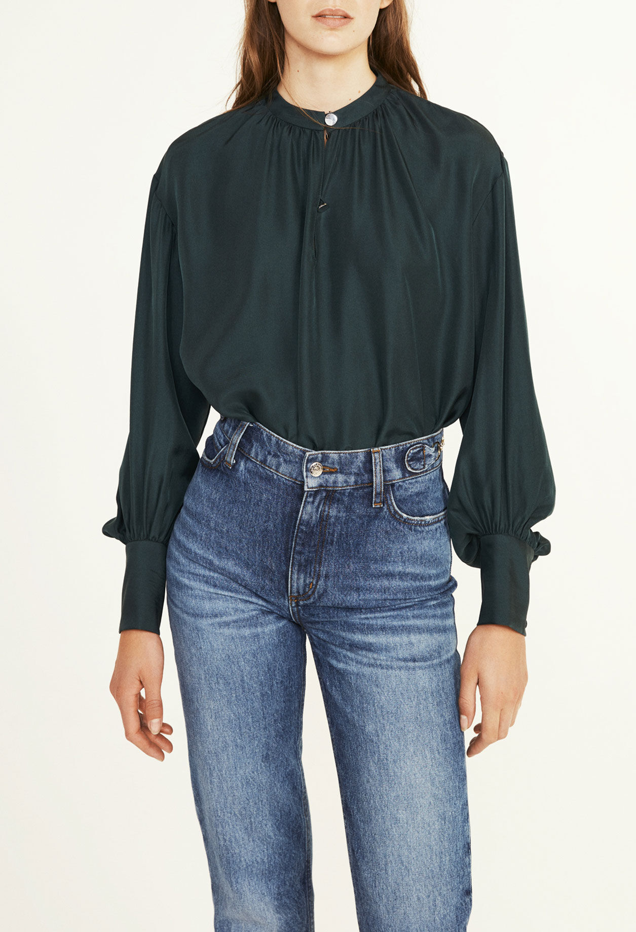 Seidenbluse