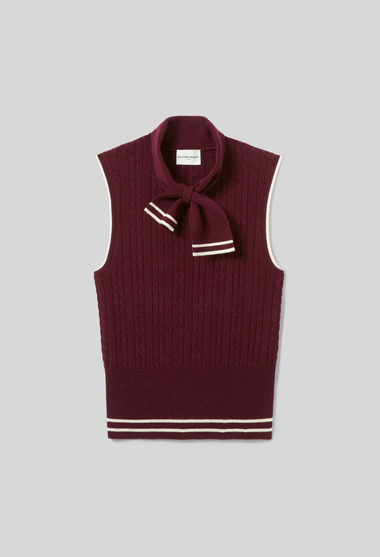 Ärmelloser Pullover