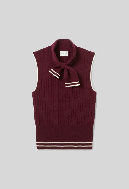 Ärmelloser Pullover