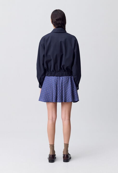 Übergroße Reißverschlussjacke