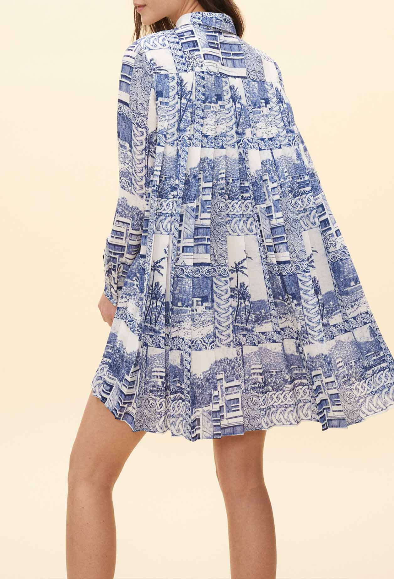 Hemdkleid mit Motiven