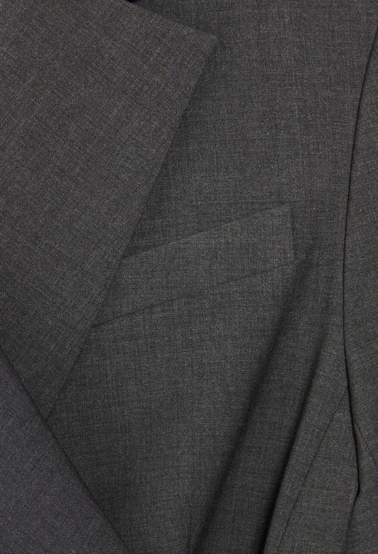 Blazer Wickeloptik grau meliert