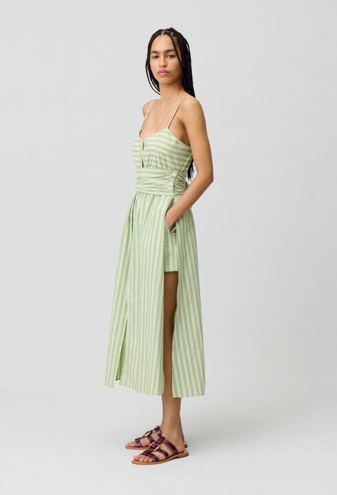 Langes Trägerkleid