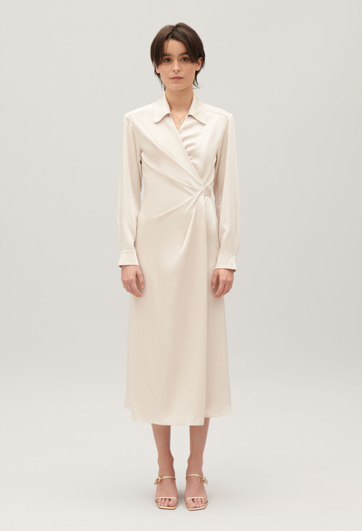 Midi-Wickelkleid