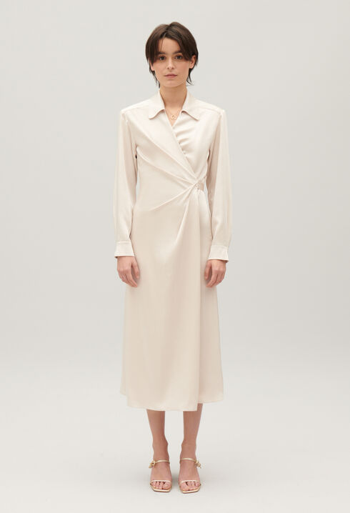 Midi-Wickelkleid