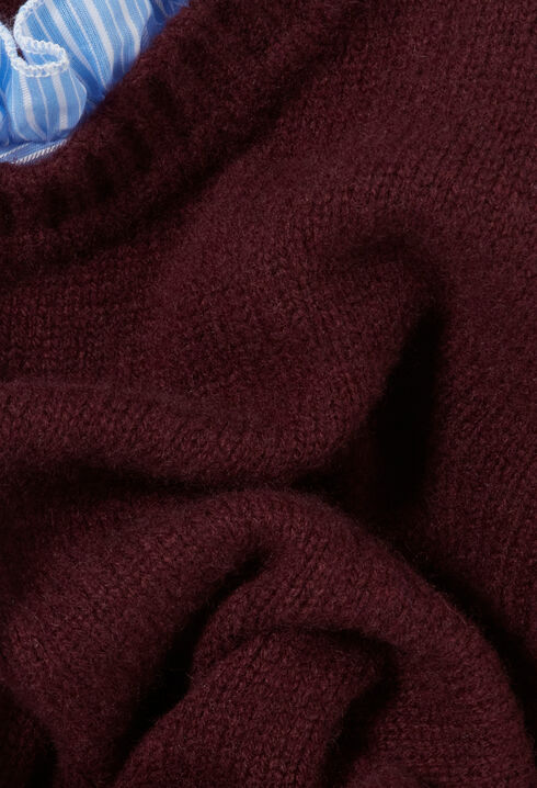 Gestreifter Wollpullover