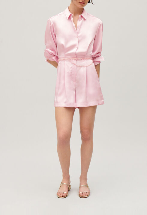 Gesmokter Playsuit Blush