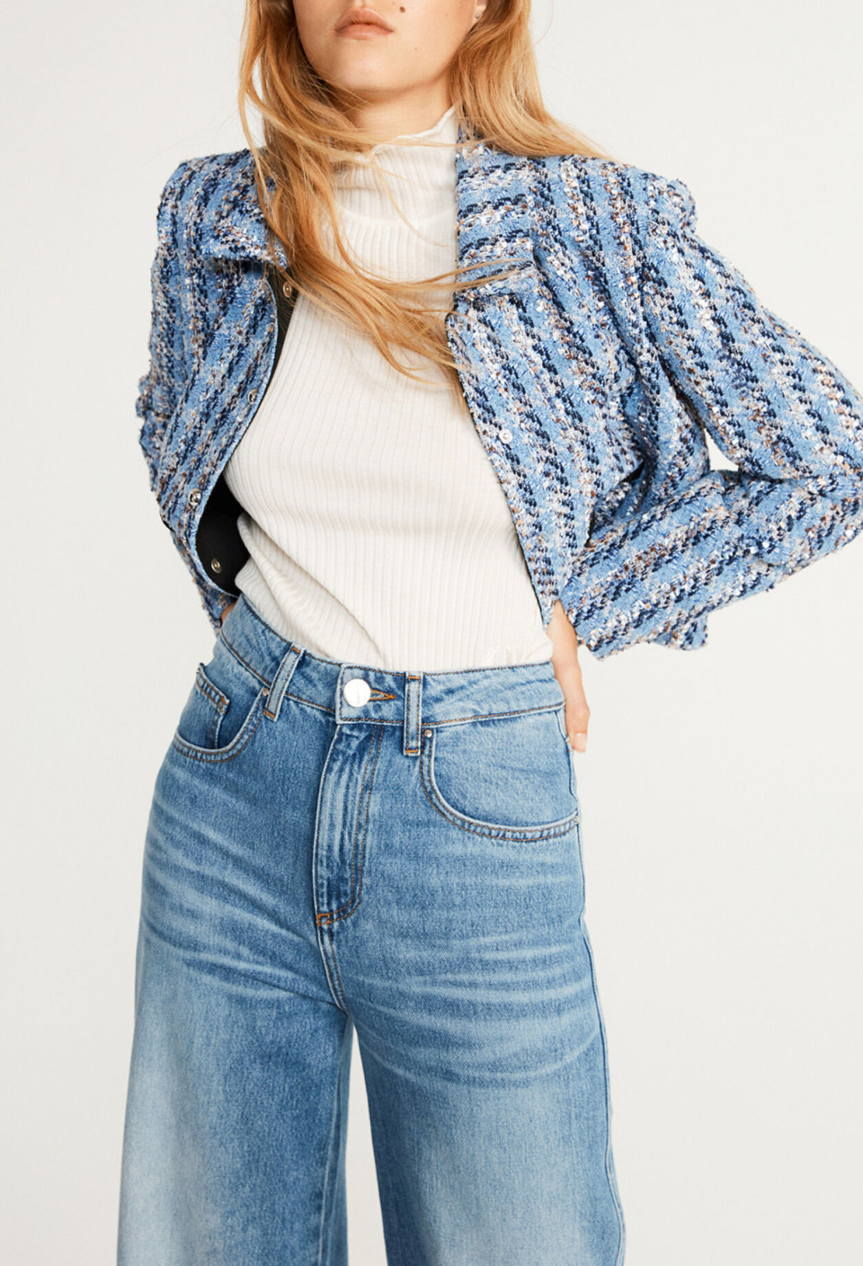 Tweed-Jacke