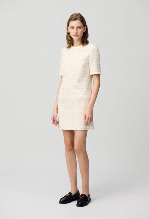 Tweed-Kleid kurz