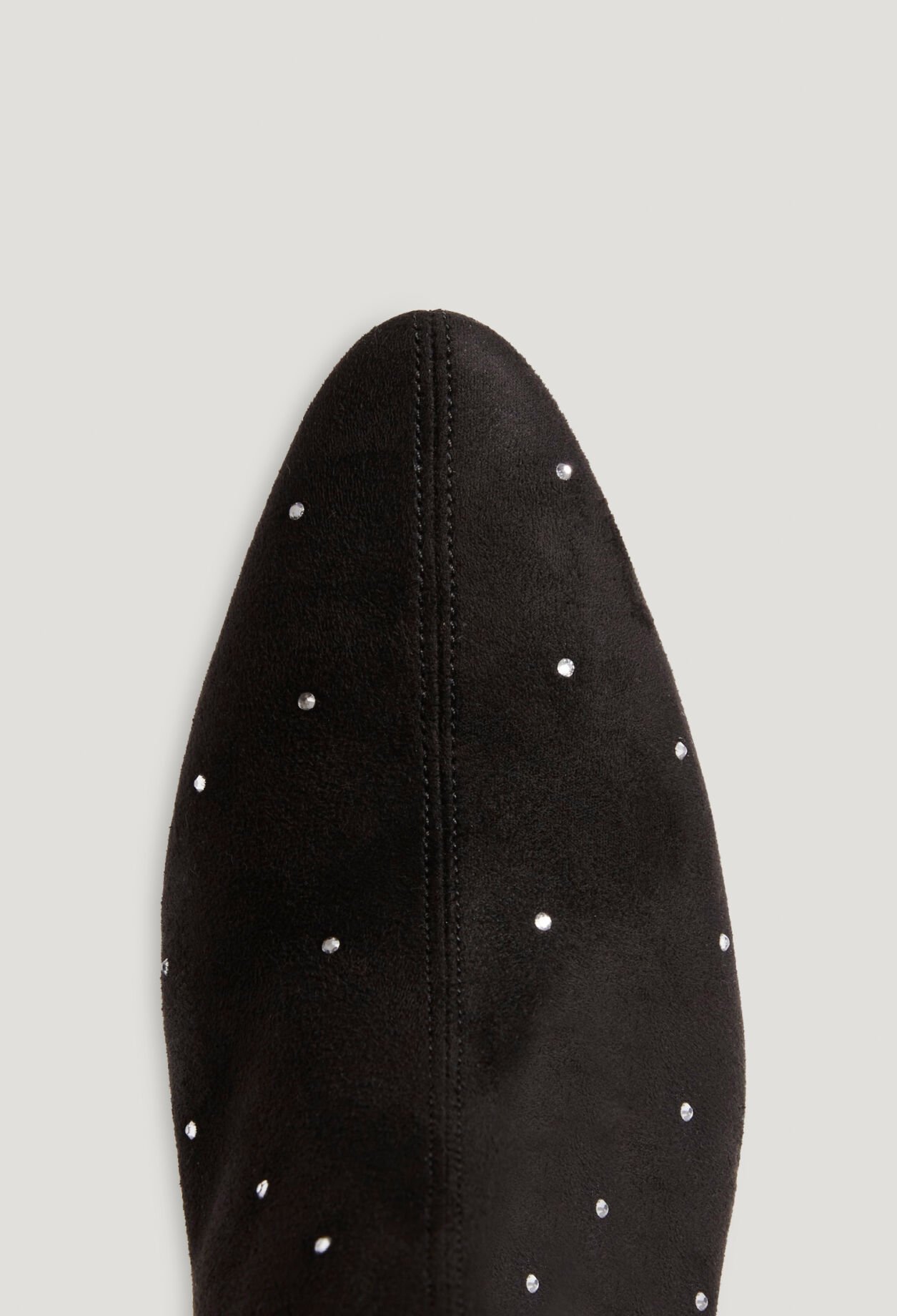 Schwarze Strass-Strumpfhosen