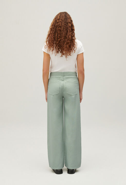Mandelrote Baggy-Jeans von Michel