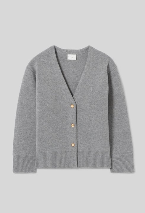 Oversize-Cardigan aus Wollmischung