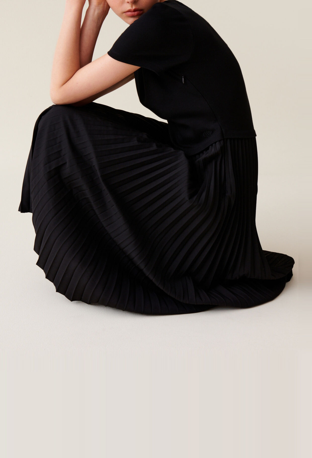 Zweistoff-Kleid Twist