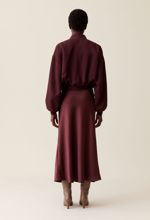 Fließender Cappuccino Bomberjacke