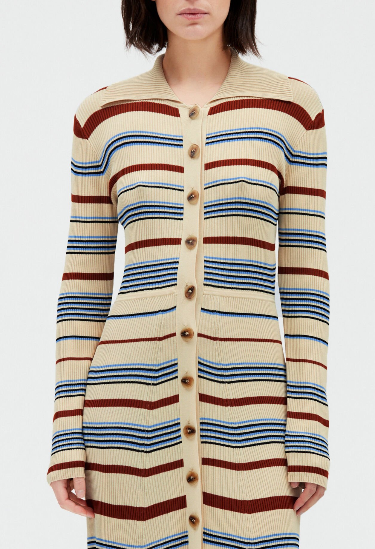 Geknöpftes Midikleid